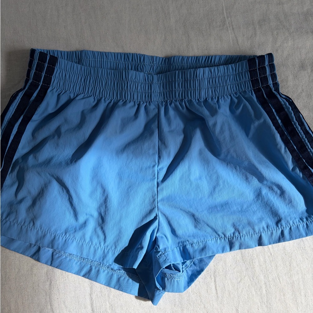 Edikted Sky Blue Athletic Shorts